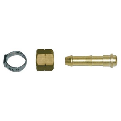 WELDCLASS HOSE FITTING - KIT 10MM LH (NUT+TAIL+CLAMP)